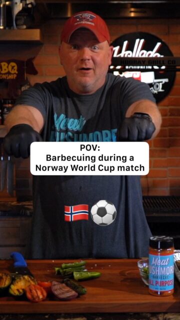 Norway's playing today so you know what that means. Get your Viking row chants ready! 🇳🇴
#bbqfamily #worldcup #FIFAWorldCup2026 #norway #VikingRow #meatrushmorebbq #smokenmagic
