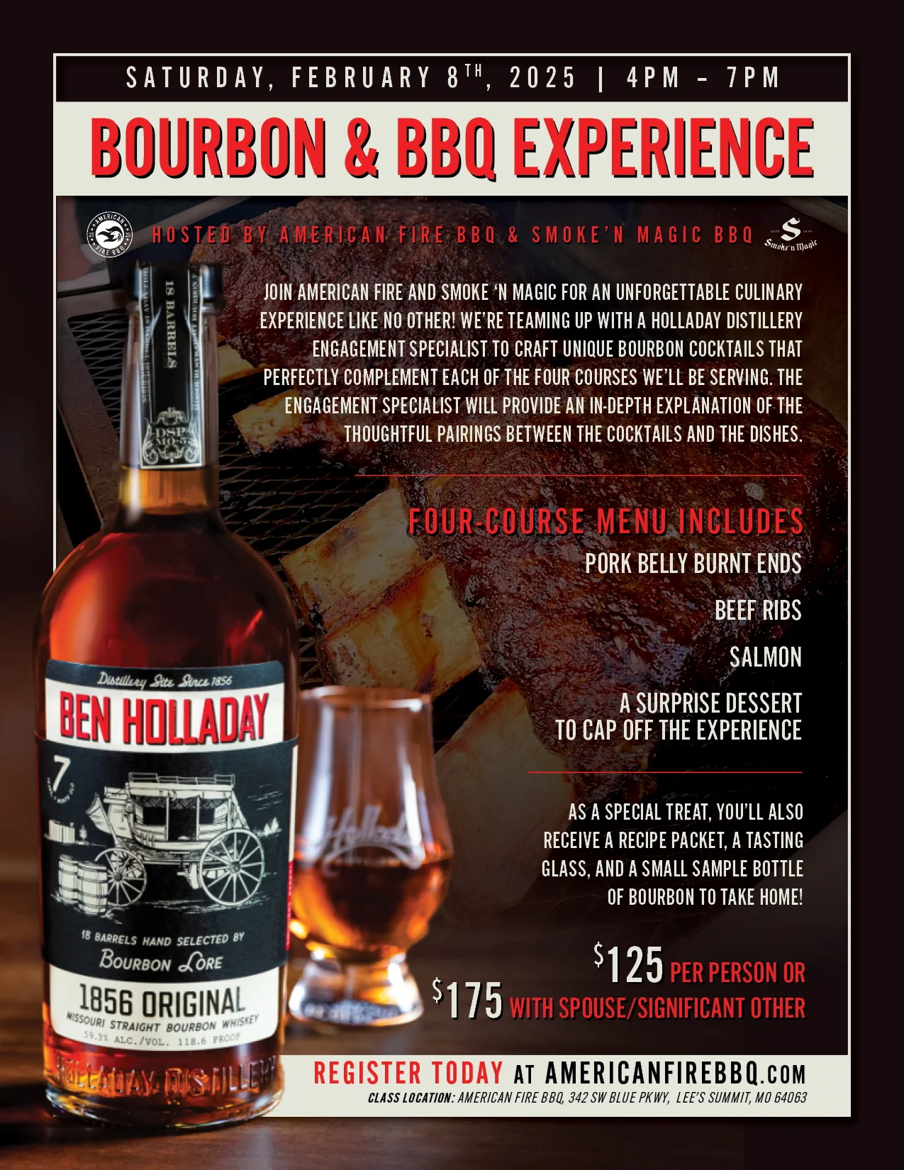 bourbon and bbq class