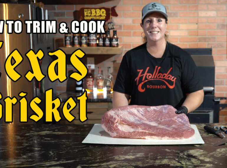 how to trim and cook a Texas brisket