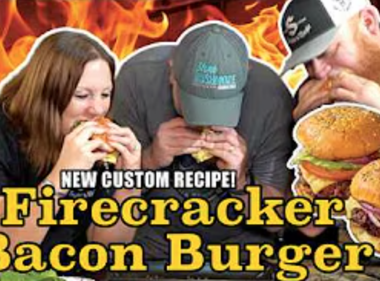 Smoke n Magic Firecracker Bacon Burger recipe